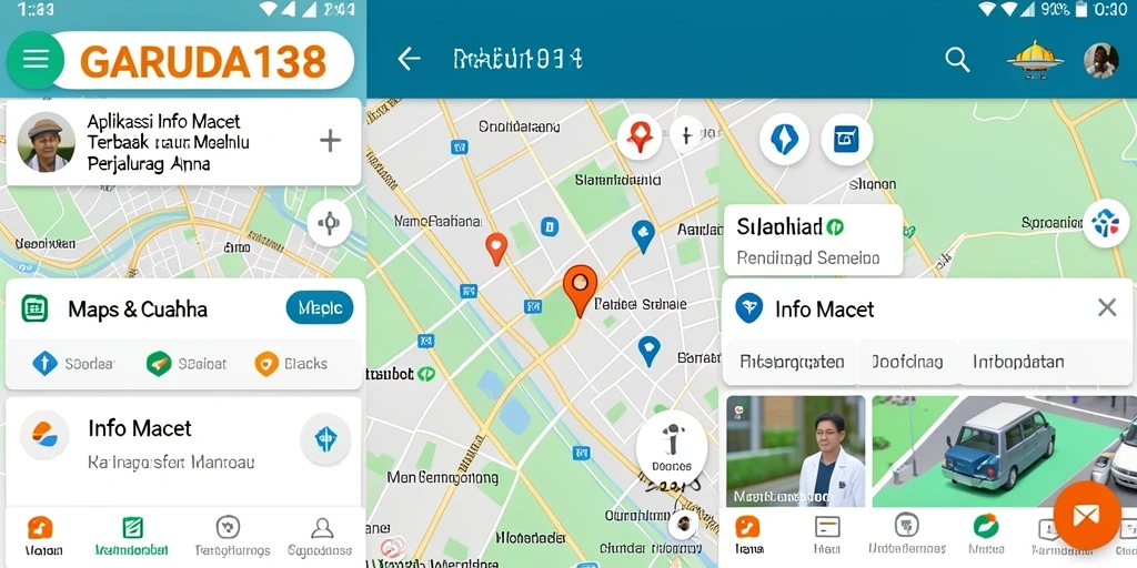 Antarmuka aplikasi GARUDA138 yang jelas dan informatif untuk info macet.