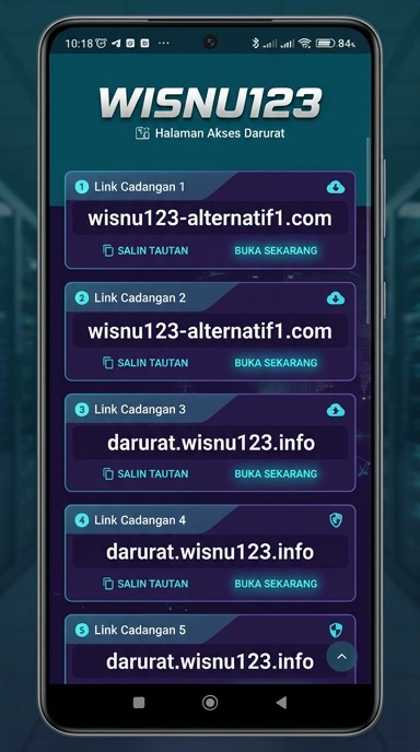 Tampilan link alternatif wisnu123